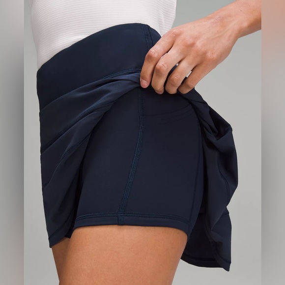 Lululemon Pace Rival Mid-Rise Skirt
Long true Navy Tennis Skirt - Picture 5 of 8